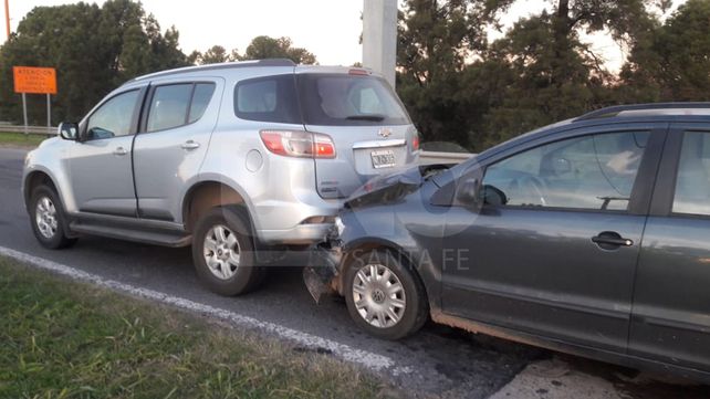 Choque en cadena en uno de los accesos a Santa Fe