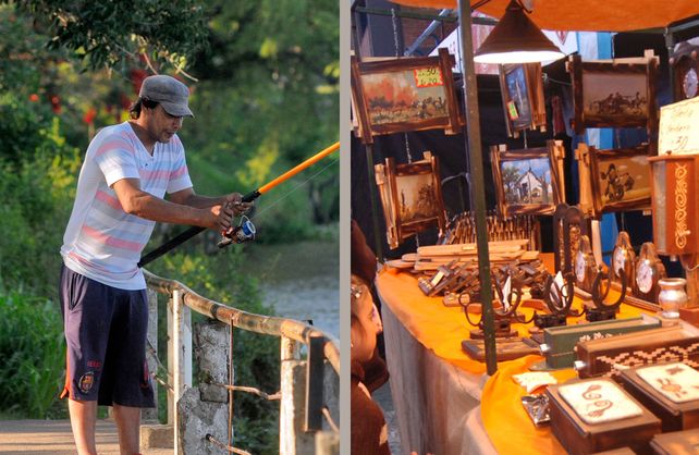 Días y horarios para la pesca deportiva y feria de artesanos en la ciudad