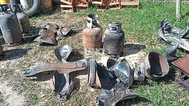 Explotó un depósito de garrafas en la ciudad de Sauce Viejo.&nbsp;