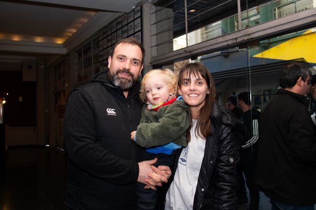 Juan Pablo Camiscia, Juan Cruz Serra y María Virginia
