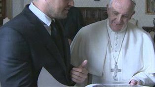 Francisco recibió a DiCaprio y lo felicitó por su compromiso con el medioambiente