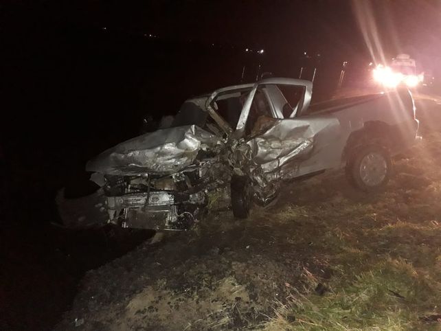 Violento choque frontal con dos muertos y un herido grave en el sur provincial