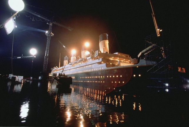 El director de Titanic recreó el barco en dimensiones casi reales. 