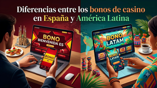 Diferencias entre los bonos de casino en España y América Latina