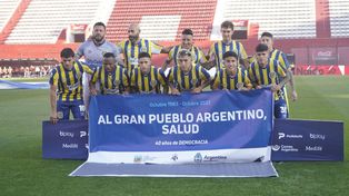 Los once de Central, que jugaron en el Ducó ante Barracas Central. Jorge Broun fue el mejor.