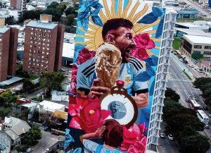 Quedó en libertad el artista santafesino autor del mural de Messi: el MPA apelará la decisión