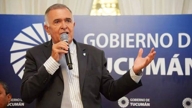 El gobernador peronista de Tucumán