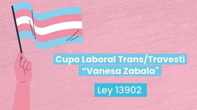 La provincia abrió la inscripción al cupo laboral trans/travesti Vanesa Zabala