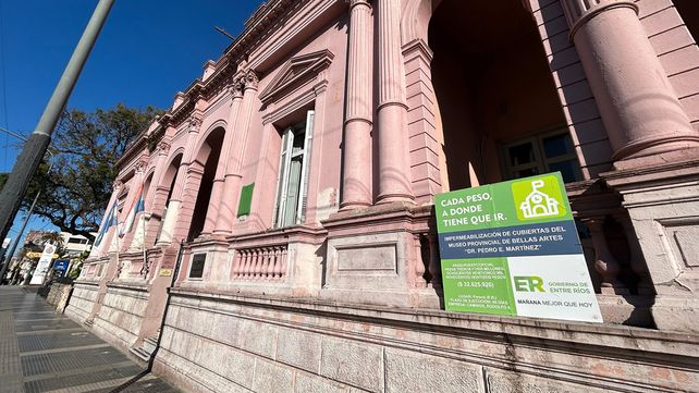 Museo Provincial de Bellas Artes: terminaron obras para frenar filtraciones y humedad
