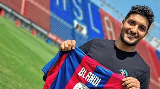 Nicolás Blandi, con pasado reciente en Unión, se convirtió en nuevo jugador de San Lorenzo.