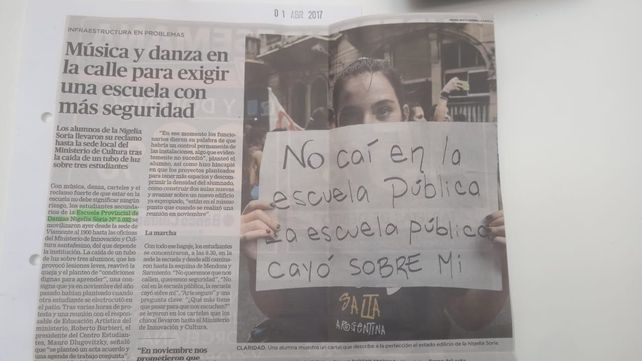 La escuela Nigelia Soria quedó chica y se moviliza por mejoras edilicias