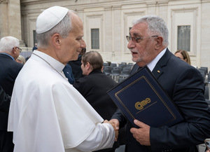 Un dirigente rosarino llevó al Papa León XIV la voz de las pymes argentinas