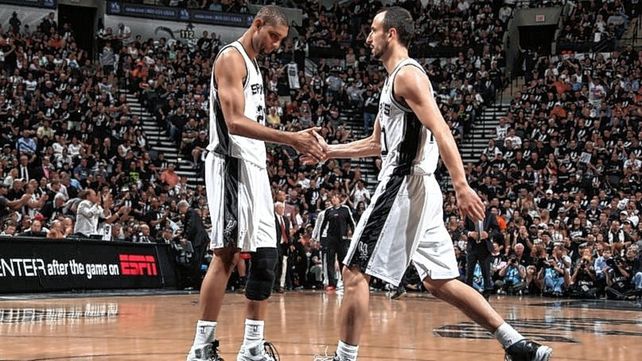 Tim Duncan y Manu Ginóbili marcaron una época en San Antonio.