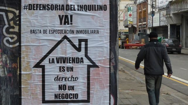 Reclamos a la vista. Los inquilinos exigen un trato justo.