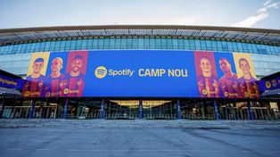 El Nou Camp de Barcelona fue rebautizado con la aparición de un sponsor importante.