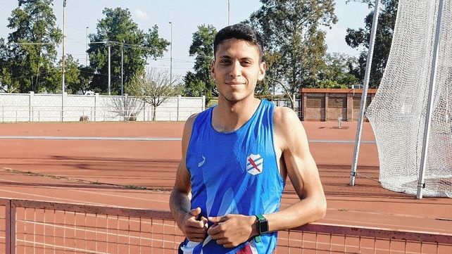 Luciano Dalinger representará a Santa Fe en el Nacional U23 de atletismo.