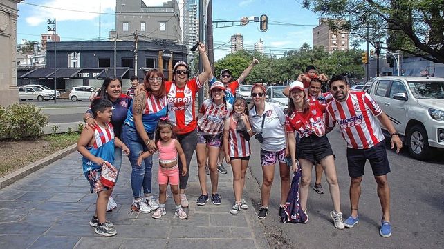 Todo el color de la previa de los hinchas de Unión