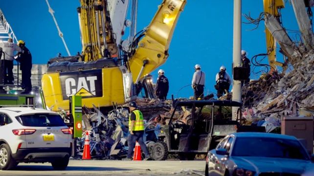 Dieron por terminada la búsqueda de sobrevivientes del edificio derrumbado en Miami