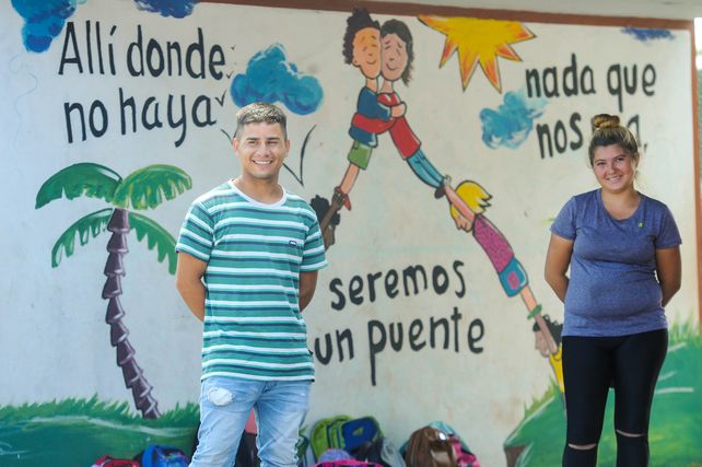 Ezequiel y Joana parte del equipo de Ludueña que hace Juegos del Mundo