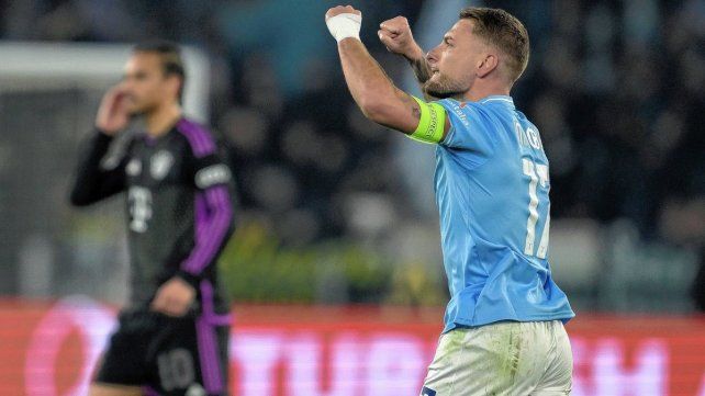 Lazio batió a Bayern Munich en la ida de los octavos de la Champions