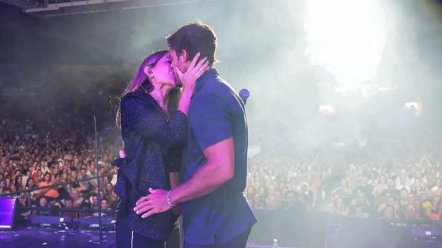 Jimena Barón dio su primer show embarazada y se emocionó al hablar de Matías Palleiro