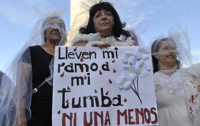 Ni una menos. El 3 de junio de 2015 se realizó una multitudinaria marcha contra la violencia de género en Rosario y en numerosas ciudades. (Virginia Benedetto / La Capital)