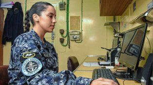 Antonella González Krenz, la entrerriana que tiene un rol clave en el destructor ARA Sarandí