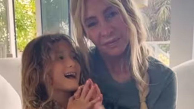 Cris Morena y su nieta Mila que falleció en Miami