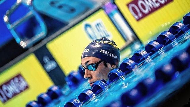 La nadadora santafesina Julia Sebastián