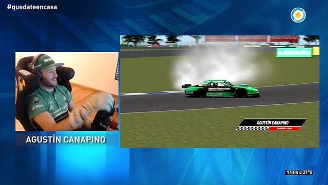 Canapino se alz&oacute; con la carrera virtual de Concordia.&nbsp;