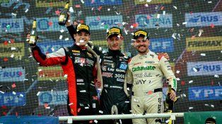 El podio del Top Race V6 en Concepción del Uruguay.&nbsp;