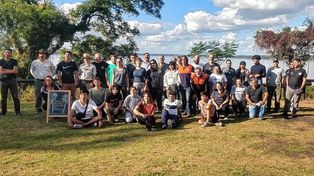Convocatoria. Un grupo de 30 personas de Paraná, Concordia, Buenos Aires y Colón participó de la iniciativa.