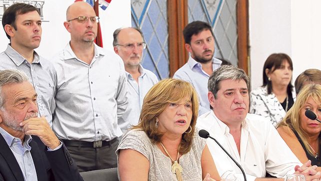 Conferencia. La ministra de Infraestructura