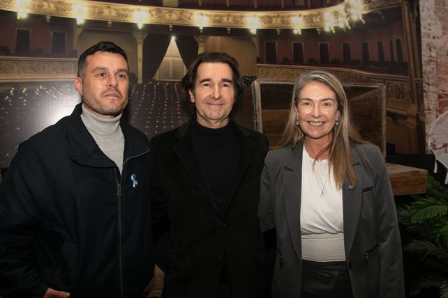 Federico Valentini, Guido Martínez Carbonell y María Eugenia Smuck  