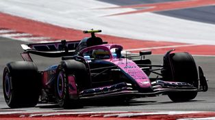 Franco Colapinto y el Alpine en suelo de Austin.