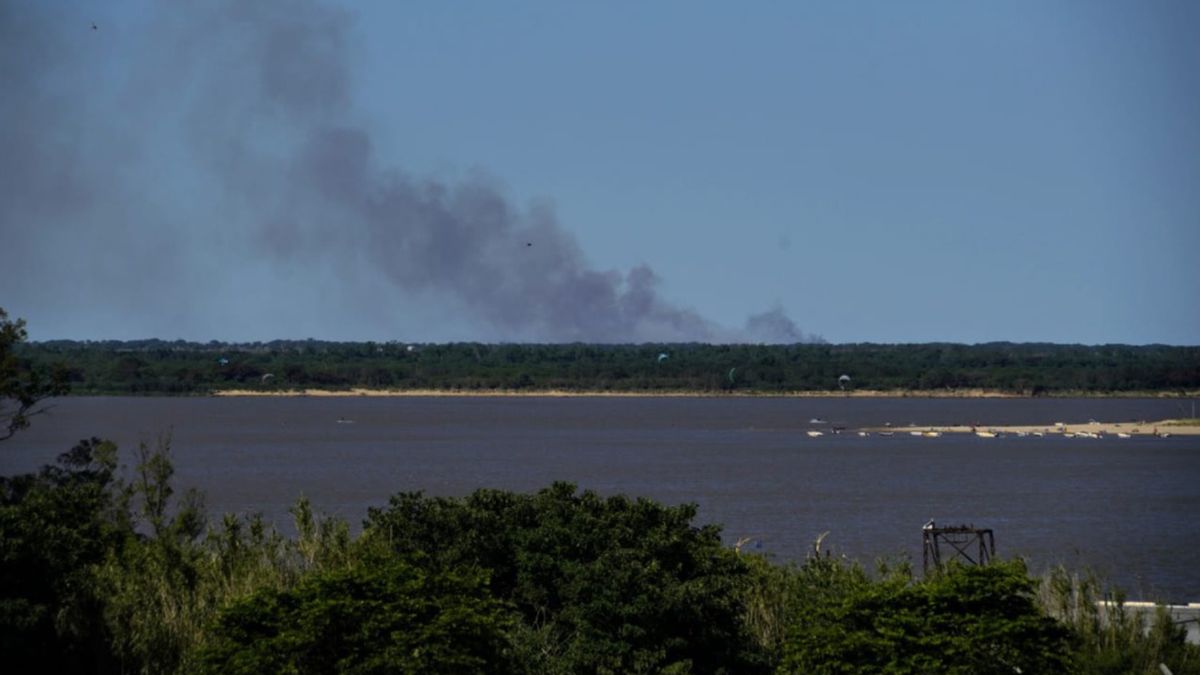 Tras diez días sin incendios, volvió el fuego: esta vez, en las islas  frente a Rosario