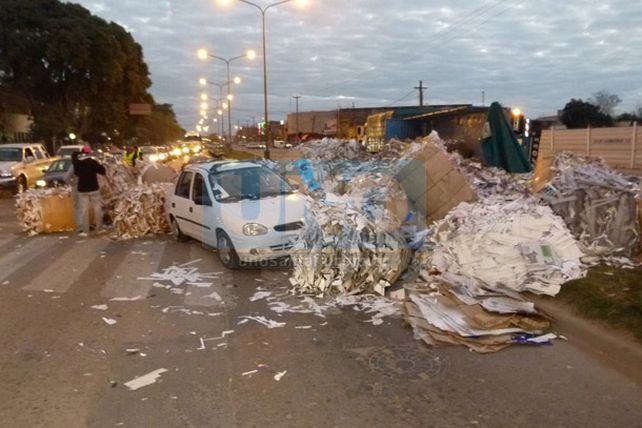 Grave accidente en la esquina de avenida Blas Parera y Gorriti