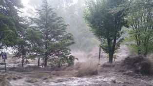 Temporal en el valle de Punilla: La Falda, Huerta Grande y Villa Giardino, las más afectadas