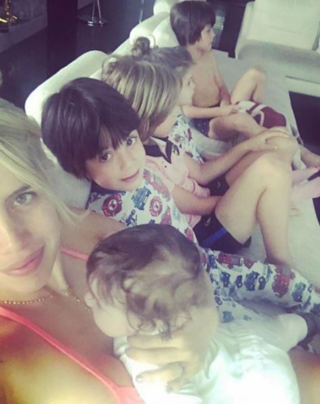 El tierno video de los hijos de Wanda que ya se convirtió en récord del lunes feriado