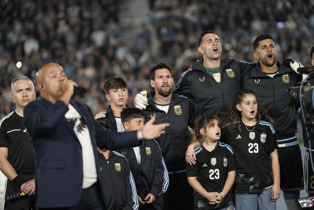 El momento de los himnos.