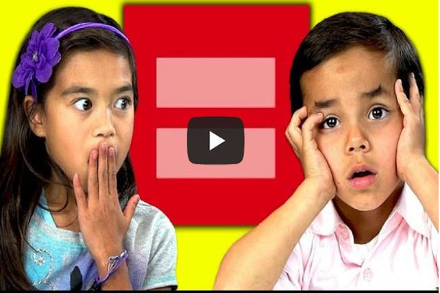 La reacción de los chicos frente al matrimonio homosexual