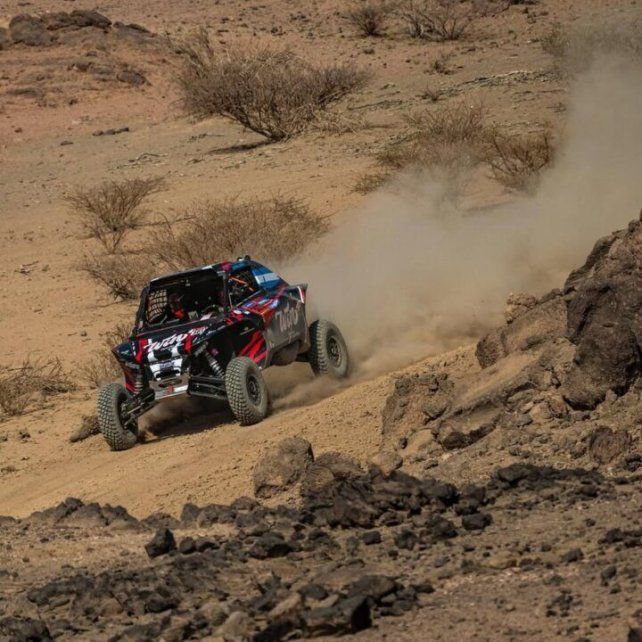 Nicolás Cavigliasso ganó la etapa del Dakar en Challenger.
