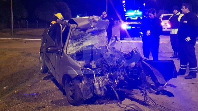Triple choque con un muerto, un herido grave y un colectivero ileso