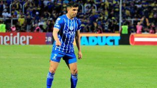Pier Barrios durante su etapa en Godoy Cruz, club en el que su nombre quedó vinculado mediáticamente a un caso de apuestas deportivas que el defensor negó de manera pública.