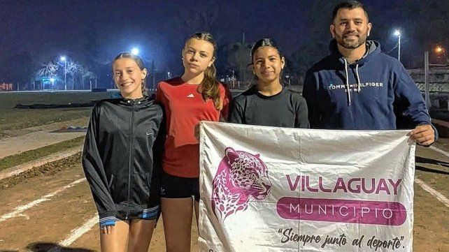 Los representantes de la escuela de Atletismo de Villaguay que integrarán la delegación de Entre Ríos.