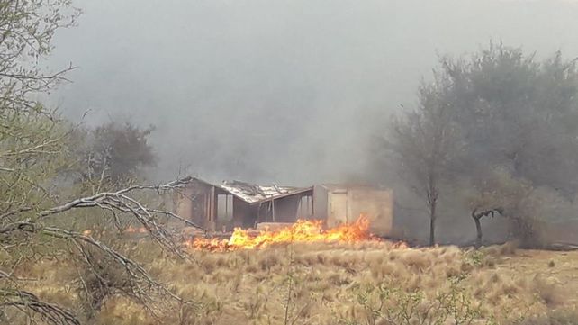 Graves incendios forestales en las Sierras de Córdoba