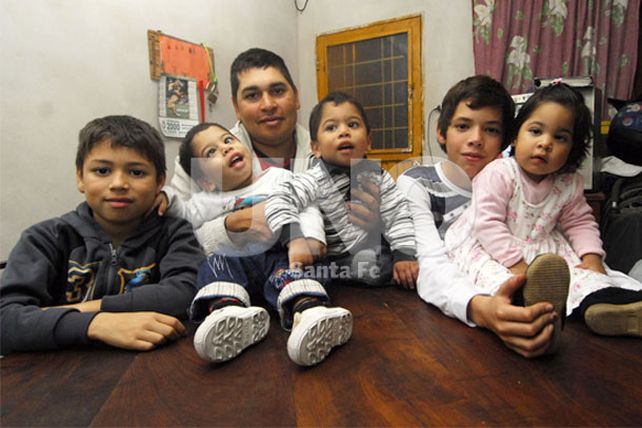 Diego Martínez, un multipapá que disfruta de sus cinco hijos