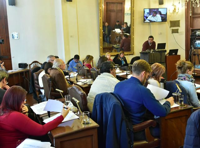 Sesión. El cuerpo se reunió tras los incidentes de la semana anterior.