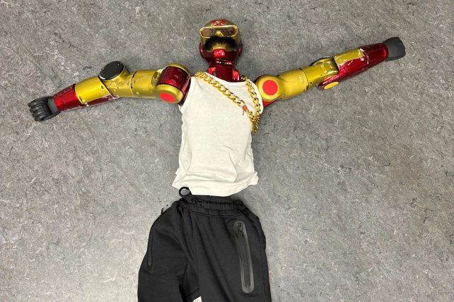 El robot secuestrado por la Policía alemana.