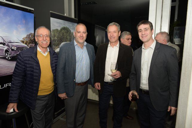 Jorge Zuliani, Pablo Abriano, Franco Pieri y Laureano Pezzuti